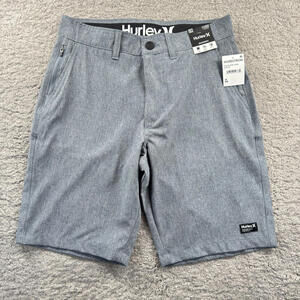 Hurley Men's Casual Walk Shorts Iron Ore Gray Size 28 Surf Skate NEW